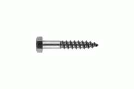 50 Stück Sechskantholzschrauben 10x180 mm galv. verzinkt